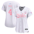 Women's Chiefs Bubblegum Pink Vapor Premier Limited Jersey - All Stitched - Pinstripe, Rashee Rice