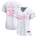 Women's Chiefs Bubblegum Pink Vapor Premier Limited Jersey - All Stitched - White, Nick Bolton
