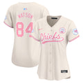 Women's Chiefs Bubblegum Pink Vapor Premier Limited Jersey - All Stitched - Cream, Justin Watson