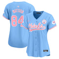 Women's Chiefs Bubblegum Pink Vapor Premier Limited Jersey - All Stitched - Light Blue, Justin Watson