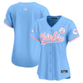 Women's Chiefs Bubblegum Pink Vapor Premier Limited Jersey - All Stitched - Light Blue, Team