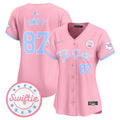 Women's Chiefs Taylor Swift Bubblegum Pink Vapor Premier Limited Jersey - All Stitched - Pink, Taylor Swift