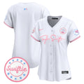 Women's Chiefs Taylor Swift Bubblegum Pink Vapor Premier Limited Jersey - All Stitched - White, Team