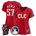 Women's Cleveland Guardians MGK Vapor Premier Limited Jersey - All Stitched - Red, Shane Bieber
