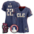 Women's Cleveland Guardians MGK Vapor Premier Limited Jersey - All Stitched - City Connect, MGK
