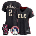 Women's Cleveland Guardians MGK Vapor Premier Limited Jersey - All Stitched - Black, Tyler Freeman