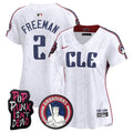 Women's Cleveland Guardians MGK Vapor Premier Limited Jersey - All Stitched - White, Tyler Freeman