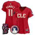 Women's Cleveland Guardians MGK Vapor Premier Limited Jersey - All Stitched - Red, José Ramírez
