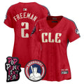 Women's Cleveland Guardians MGK Vapor Premier Limited Jersey - All Stitched - Red, Tyler Freeman