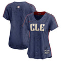 Women's Cleveland Guardians Navy 2024 City Connect Vapor Premier Limited Jersey - All Stitched - Women, Team