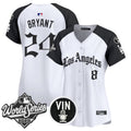 Women's Dodgers 2025 World Series Vapor Premier Limited Jersey - LA Gothic Edition - All Stitched - Alternate, Kobe Bryant