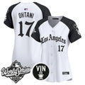 Women's Dodgers 2025 World Series Vapor Premier Limited Jersey - LA Gothic Edition - All Stitched - Alternate, Shohei Ohtani