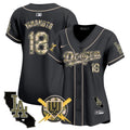 Women's Dodgers Armed Forces Day Vapor Premier Limited Jersey - All Stitched - Black, Yamamoto