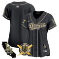 Women's Dodgers Armed Forces Day Vapor Premier Limited Jersey - All Stitched - Black, Team