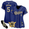 Women's Dodgers Armed Forces Day Vapor Premier Limited Jersey - All Stitched - Royal, Freddie Freeman