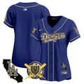 Women's Dodgers Armed Forces Day Vapor Premier Limited Jersey - All Stitched - Royal, Team
