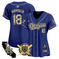 Women's Dodgers Armed Forces Day Vapor Premier Limited Jersey - All Stitched - Royal, Yamamoto