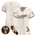 Women's Dodgers Halloween Vapor Premier Limited Jersey - All Stitched - Cream, Team