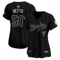 Men's Dodgers 2024 World Series Champions Gold Trim Vapor Premier Limited Jersey V3 - All Stitched - White Gold, Kike Hernandez