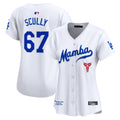 Men's Dodgers 2024 World Series Champions Gold Trim Vapor Premier Limited Jersey V3 - All Stitched - White, Mookie Betts