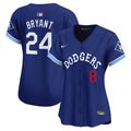 Women's Dodgers Tribute Vapor Premier Limited Jersey - All Stitched - Royal, Kobe Bryant