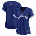 Women's Dodgers Tribute Vapor Premier Limited Jersey - All Stitched - Royal, Team
