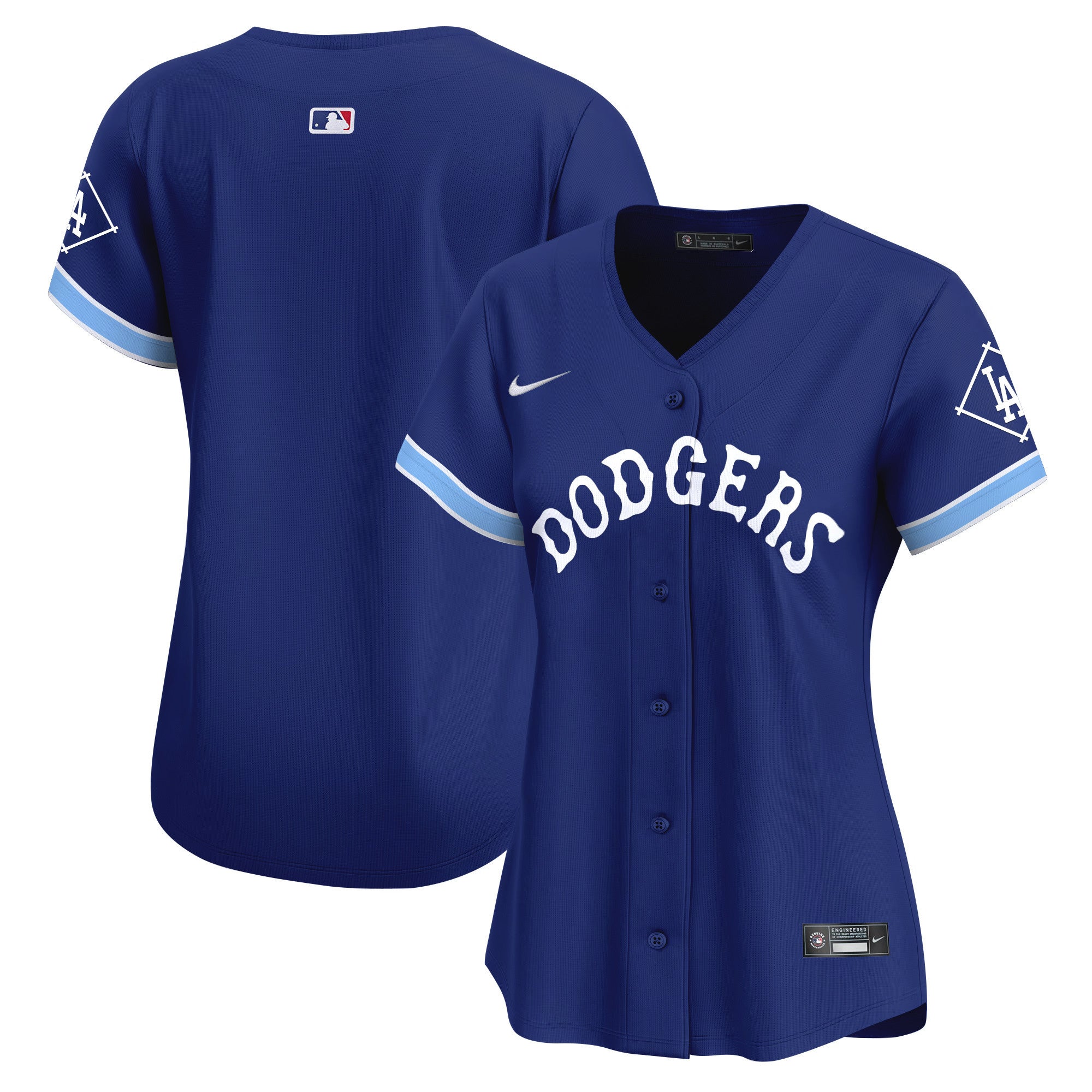 Women's Dodgers Tribute Vapor Premier Limited Jersey - All Stitched - Royal, Team