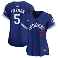 Women's Dodgers Tribute Vapor Premier Limited Jersey - All Stitched - Royal, Freddie Freeman