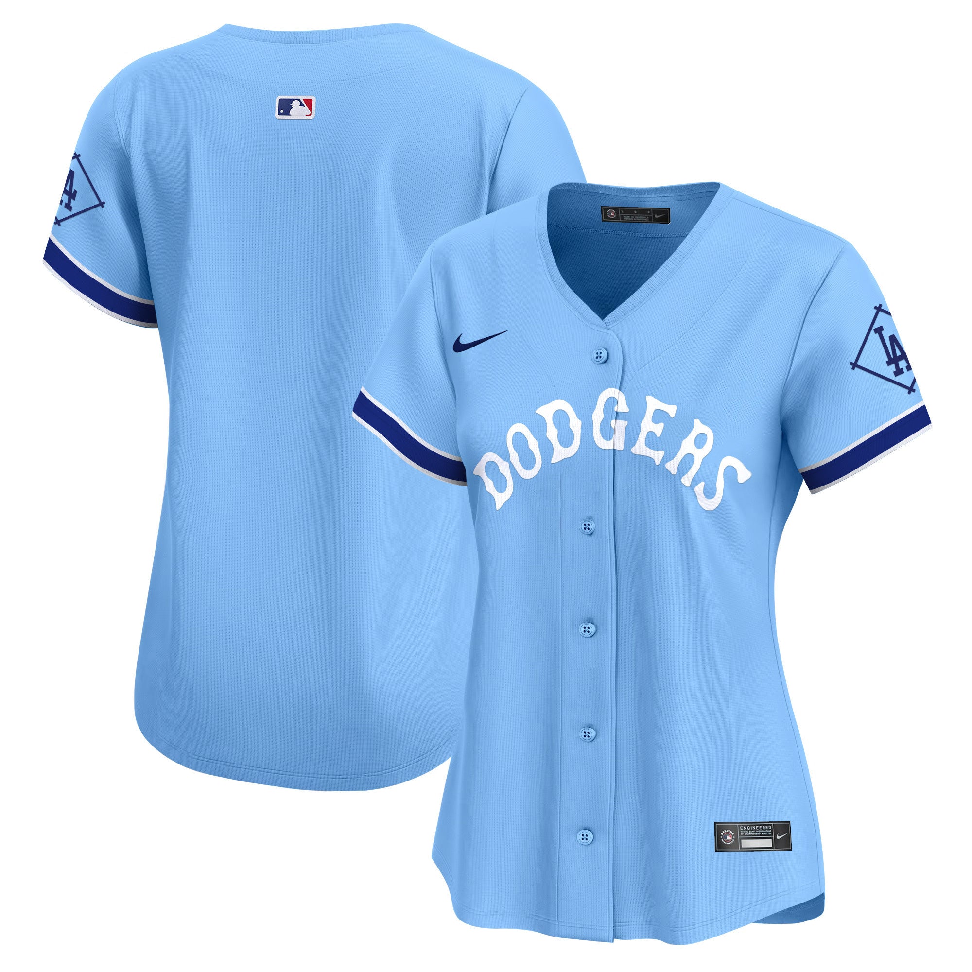 Women's Dodgers Tribute Vapor Premier Limited Jersey - All Stitched - Blue, Team