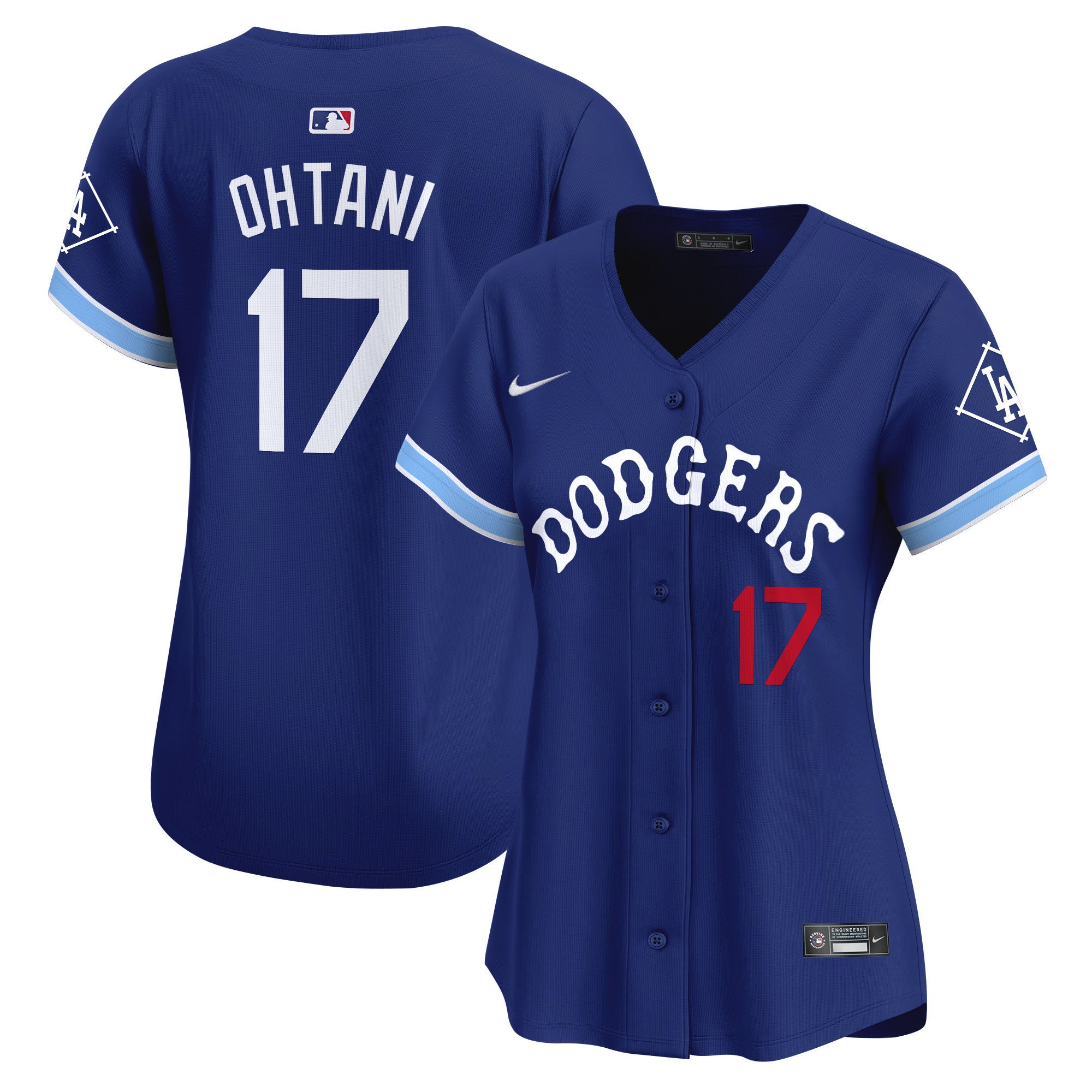Women's Dodgers Tribute Vapor Premier Limited Jersey - All Stitched - Royal, Shohei Ohtani