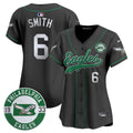 Women's Eagles Est. 1933 Patch Patch Kelly Green Vapor Baseball Jersey - All Stitched - Black, Devonta Smith