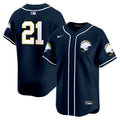 Women's Eagles Est. 1933 Patch Patch Kelly Green Vapor Baseball Jersey - All Stitched - Youth, Dark Navy