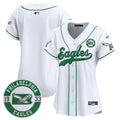 Women's Eagles Est. 1933 Patch Patch Kelly Green Vapor Baseball Jersey - All Stitched - White, Team