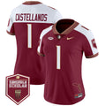 Women's Florida State Seminoles 2025 Seminole Scholar Patch Vapor Limited Jersey - All Stitched