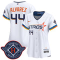 Men's Dodgers 2024 World Series Champions Patch Vapor Premier Elite Jersey V2 - All Stitched - White, Yamamoto