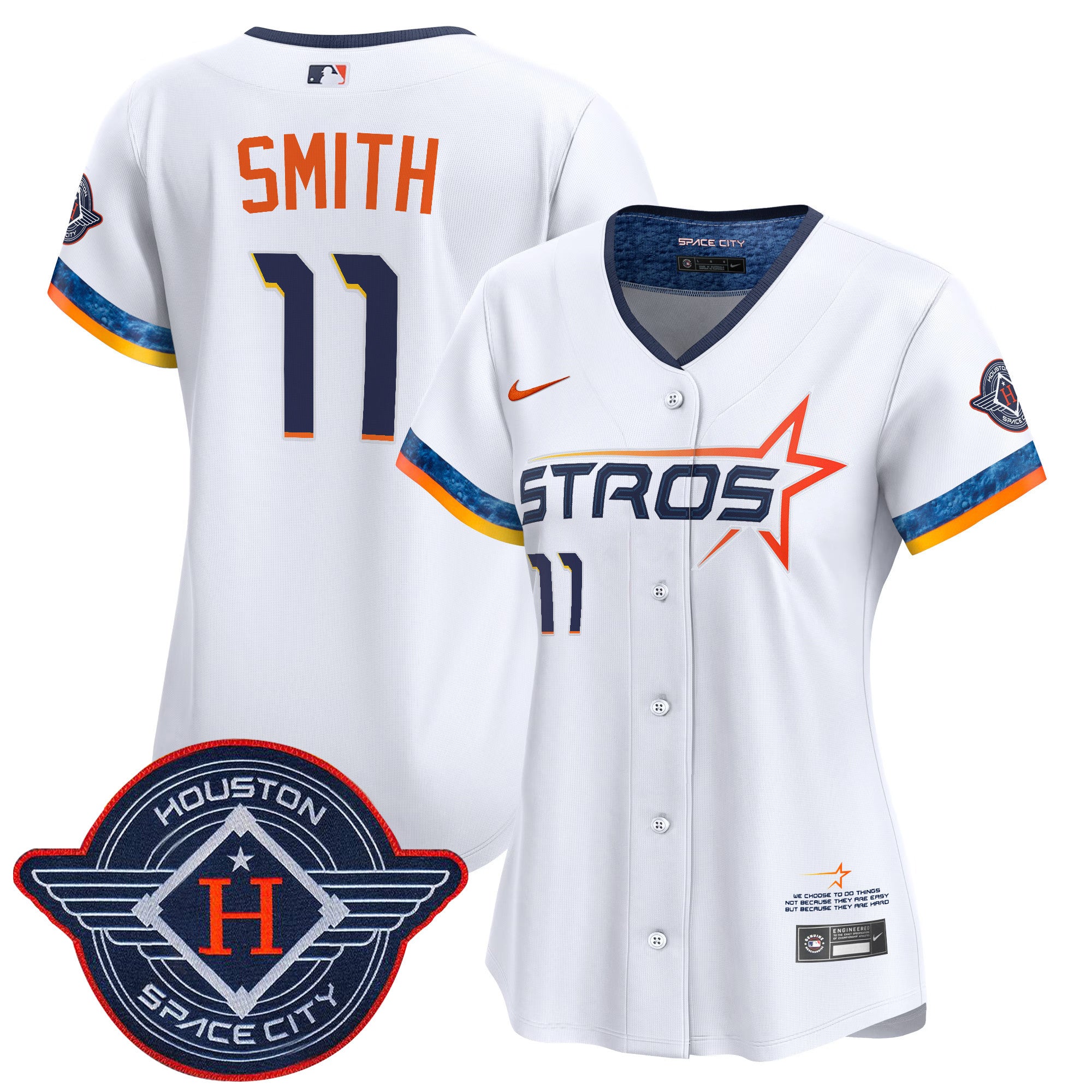 Men's Dodgers 2024 World Series Champions Patch Vapor Premier Elite Jersey V2 - All Stitched - Alternate White, Vin Scully