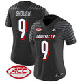 Women's Louisville Cardinals 2024 Vapor Limited Jersey - All Stitched - Black, Tyler Shough