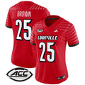 Women's Louisville Cardinals 2024 Vapor Limited Jersey - All Stitched - Red, Isaac Brown