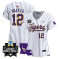Women's LSU Tigers 2025 World Series Vapor Premier Limited Jersey - All Stitched - Pinstripe, Todd Walker