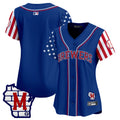 Women's Milwaukee Brewers 2025 Independence Day Vapor Premier Limited Jersey - All Stitched - Royal, Team