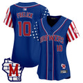 Women's Milwaukee Brewers 2025 Independence Day Vapor Premier Limited Jersey - All Stitched - Royal, Sal Frelick