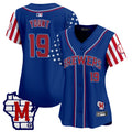 Women's Milwaukee Brewers 2025 Independence Day Vapor Premier Limited Jersey - All Stitched - Royal, Robin Yount