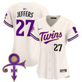 Women's Minnesota Twins Prince Patch Vapor Premier Limited Jersey V3 - All Stitched - Cream, Ryan Jeffers