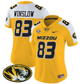 Women's Missouri Tigers Vapor Limited Jersey - All Stitched - Gold Alternate, Kellen Winslow