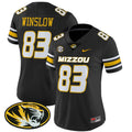 Women's Missouri Tigers Vapor Limited Jersey - All Stitched - Black, Kellen Winslow