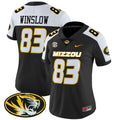 Women's Missouri Tigers Vapor Limited Jersey - All Stitched - Black Alternate, Kellen Winslow