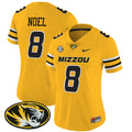 Women's Missouri Tigers Vapor Limited Jersey - All Stitched - Gold, Nate Noel