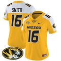 Women's Missouri Tigers Vapor Limited Jersey - All Stitched - Gold Alternate, Brad Smith