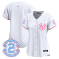 Women's New York Yankees Bubblegum Pink Vapor Premier Limited Jersey - All Stitched - White, Team