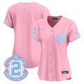 Women's New York Yankees Bubblegum Pink Vapor Premier Limited Jersey - All Stitched - Pink, Team